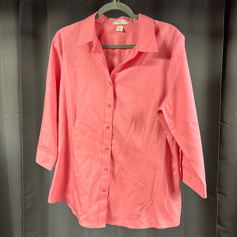 Coldwater Creek Coral Blouse